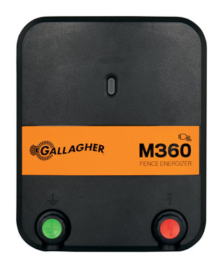 Gallagher M360 110 V Electric-Powered Fence Energizer 153331200055 sq ft Black/Orange