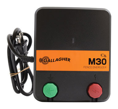 Gallagher M30 110 V Electric-Powered Fence Energizer 139392000 sq ft Black/Orange