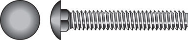 Hillman 1/2 in. P X 5-1/2 in. L Zinc-Plated Steel Carriage Bolt 25 pk