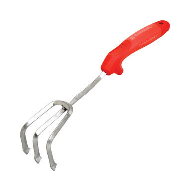 Corona ComfortGEL 3 Tine Stainless Steel  Hand Cultivator 7 in. Rubber