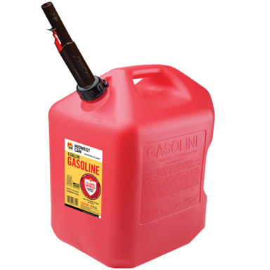 6GAL Red Poly Gas Can