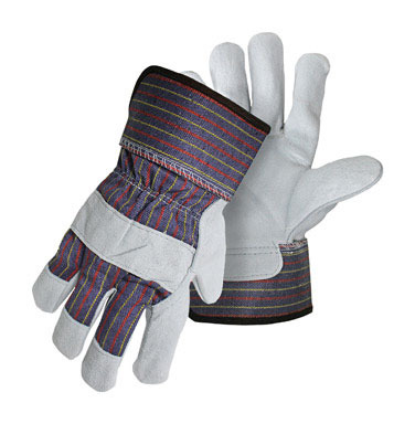 Boss Men's Indoor/Outdoor Work Gloves Pearl Gray L 3 pair