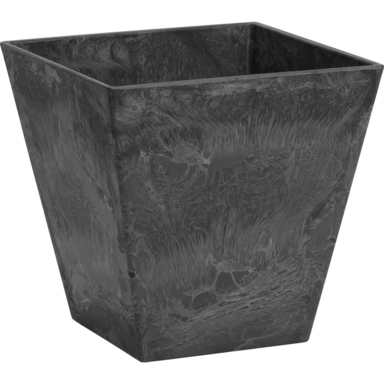 PLANTER ELLA SQR BLK 8"