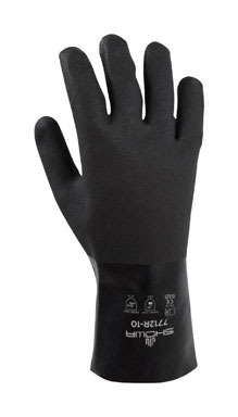 Atlas Unisex Indoor/Outdoor Gaunlet Chemical Gloves Black L 1 pair