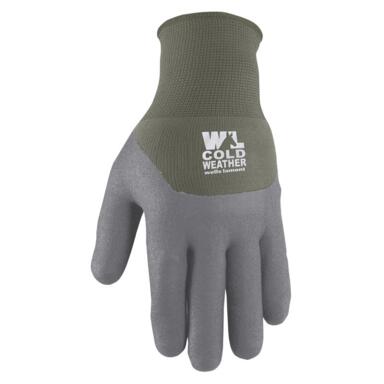 WINTER GLOVES M GRY/GRN