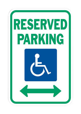 SIGN HANDICAP PARK12X18"