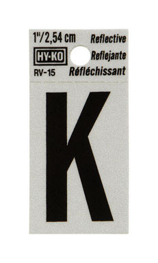 LETTER"K"REFLECT 1"