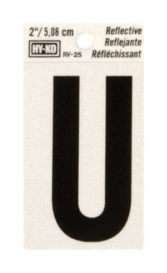 LETTER"U"REFLECT 2"VINYL