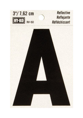 LETTER"A"REFLECT 3"VINYL