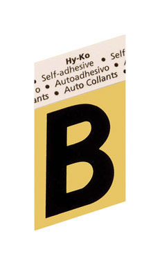 Letter"b"gold 1-1/2"alum