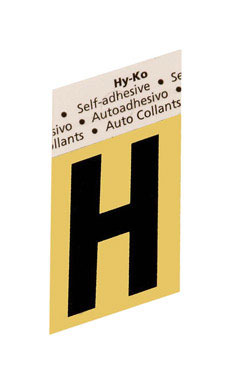 LETTER"H"GOLD 1-1/2"ALUM