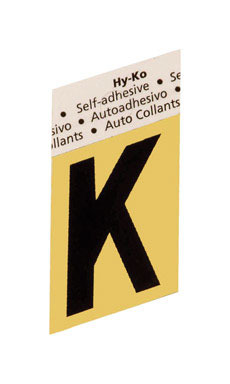 LETTER"K"GOLD 1-1/2"ALUM