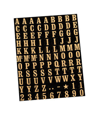 LETTER/NUM3/8" BLK MYLAR