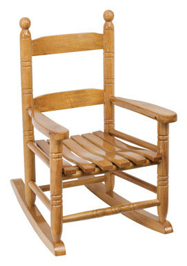 KIDS WOOD ROCKER NATURAL