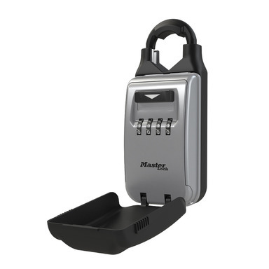 Master Lock 2-7/8 in. W Metal 4-Dial Combination Lock Box 1 pk
