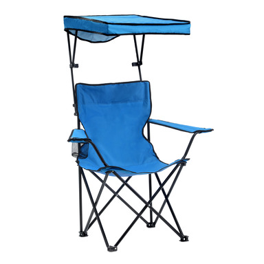 Blue Canopy Folding Chair