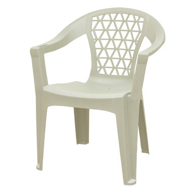 CHAIR LOW BACK STKABLE WHT