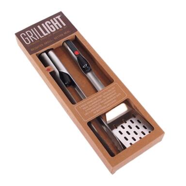 GRILL TOOL SET BK/SL 2PC