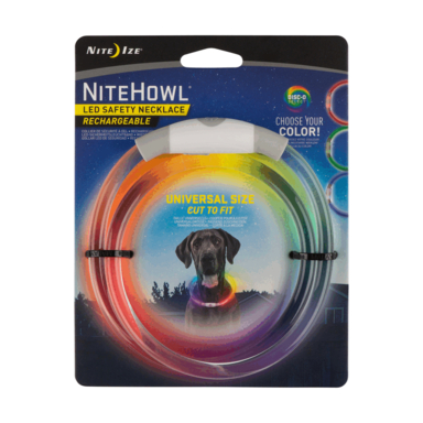 Disco Plastic Dog LED Necklace