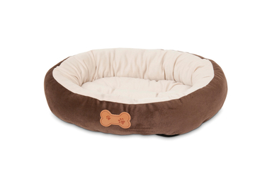 Suede Bone Pet Bed 20"X16"