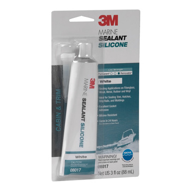 MARINE SILICONE WHT 3OZ