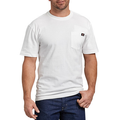 Dickies Hvyweight Crew Lrg Wht