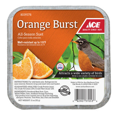 Suet Orange Burst 11oz