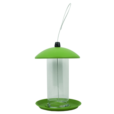 BIRD FEEDER TUBE GRN SML