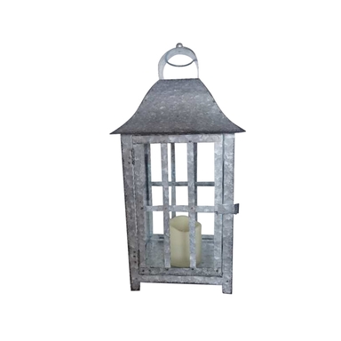 LANTERN SOLAR METAL 20"