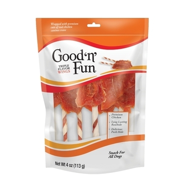 DOG TREAT TRPL WING 4OZ