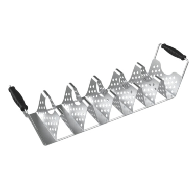 GRILL TACO TRAY SS 17X5"