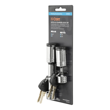 Hitch & Coupler Lock Set 2" Rec