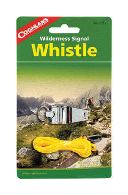 Coghlan's Wilderness Signal Silver Whistle 6.750 in. H X 4.000 in. W X 0.875 in. L 1 pk