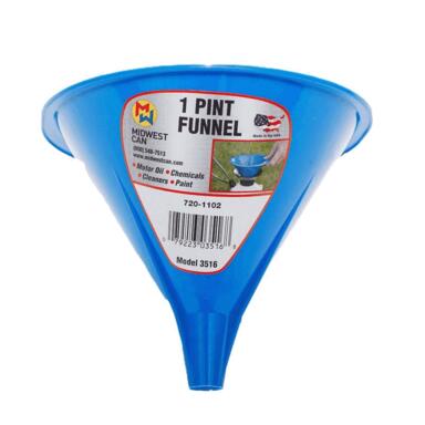 Funnel Blu Plytl 1pt 5"h