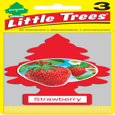 3PK Strawberry Air Freshener