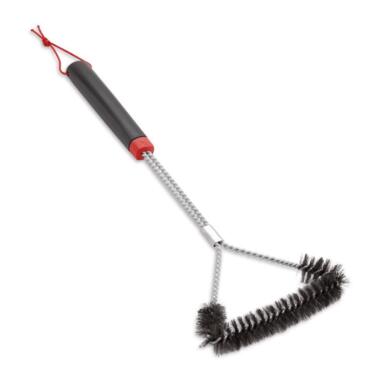 GRIL BRUSH 3SIDE SS 18"