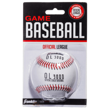 BASEBALL LEATHER WHT 1PK