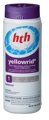 POOL YELLOW RID HTH 2LB