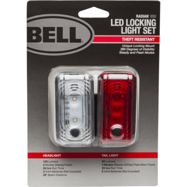 LOCKING LGHT SET RED/WHT