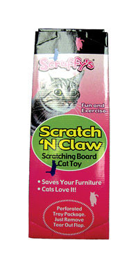 SCRUFFYS CAT TOY BLACK