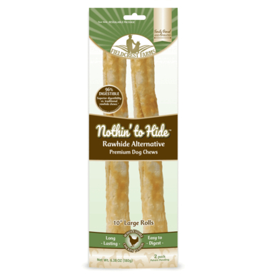 6.38OZ 10" CHICKEN DOG CHEWS 2PK