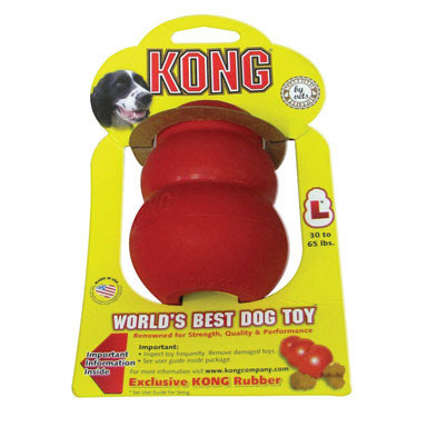 Red Rubber Dog Toy Large