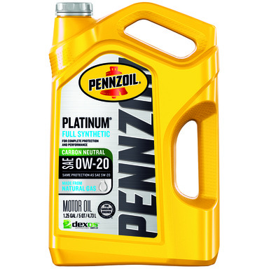 Pennzoil Synthetic Oil 0w-20 5qt