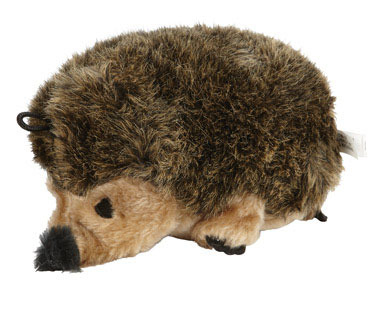 Zoobilee Brown Hedgehog Plush Dog Toy Large  1 pk