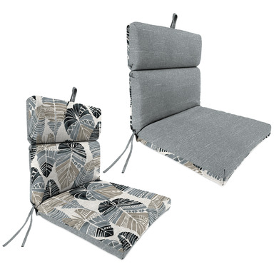 CHAIR CUSN GRY 21X43"