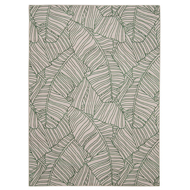 RUG LARGO GRN/IVRY 5'X7'