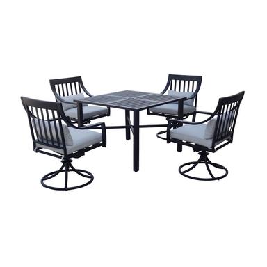 DINING SET OCNSD BLK 5PC