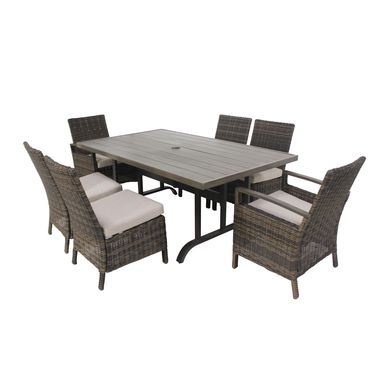 DINING SET 7PC-ARM CHR