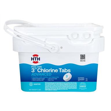 HTH 3" CHLOR TABS ADVANCED 5LB