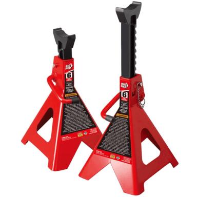 DBLE JACK STAND BK/RD 6T